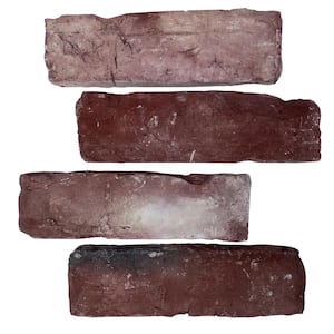 Old Chicago Vino 8.20 in. x 2.50 in. Thin Brick 10.76 sq. ft. Flats Manufactured Stone Siding