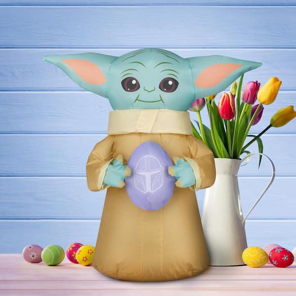 National Tree Company 18 in. Inflatable Easter Baby Yoda GE9-440743-1 - The  Home Depot