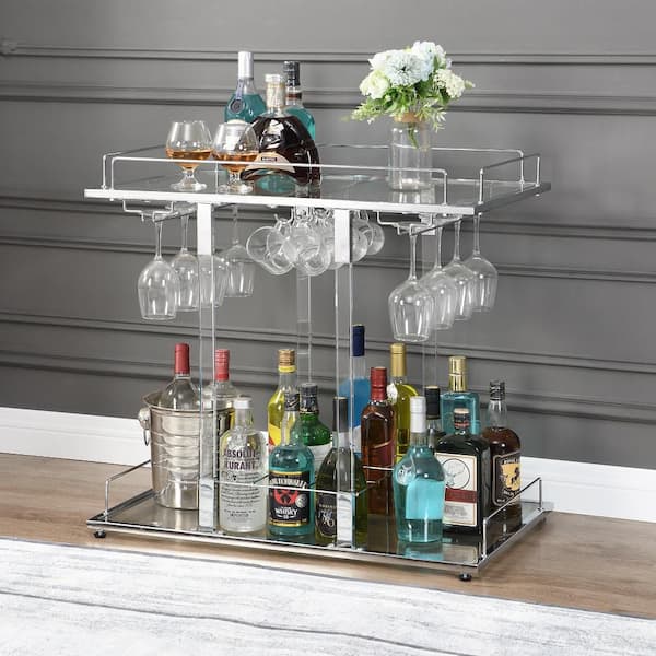 Bar cart Drinks cart Drinks trolley Cocktail bar Cocktail stand