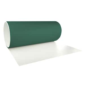 24 in. x 50 ft. Hunter Green Over Birch White Aluminum Trim Coil