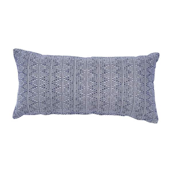 C&F HOME Roe Navy 12 in. x 24 in. Blue Standard Pillow