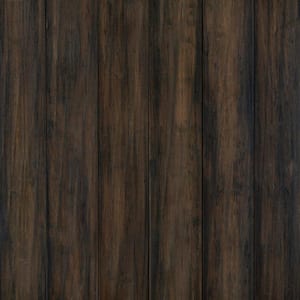 Poway 7 mm T x 5.12 in. W x 36.22 in. L Waterproof Engineered Click Bamboo Flooring (15.45 sq. ft./case)
