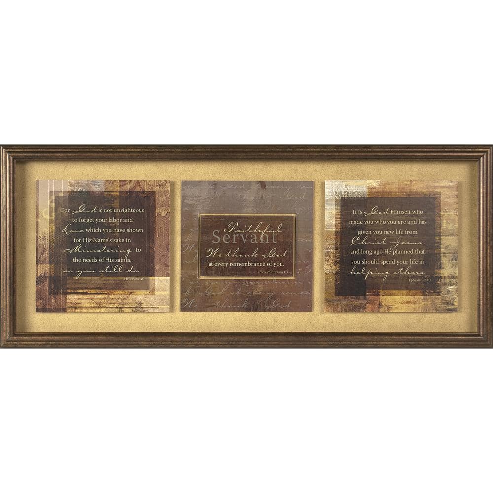 Gifts of Ministry Faithful Servant By Carpentree Framed Art