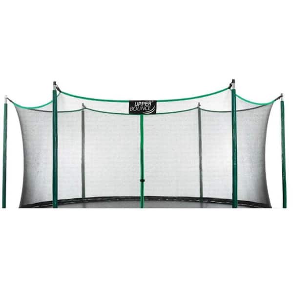 Trampoline Safety Enclosure Net, Fits 15 ft. Round Frame, 6-Poles, Installs Inside of Frame-Net Only