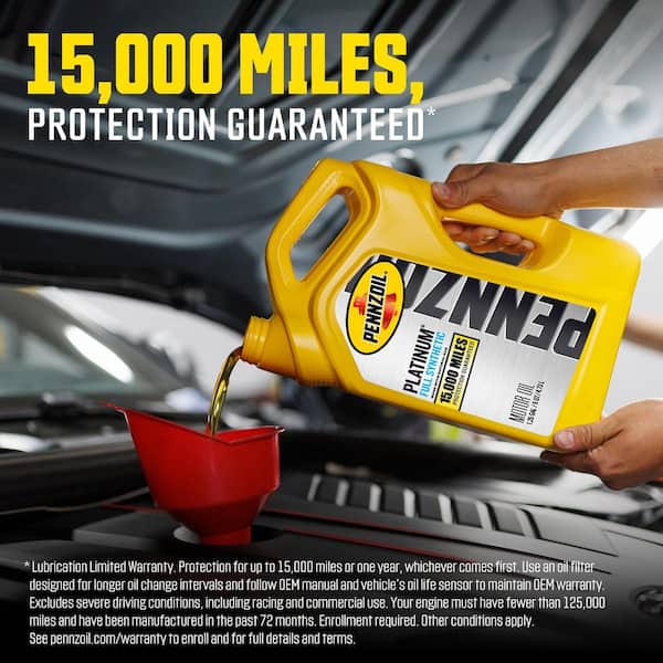 Platinum SAE 0W-20 Full Synthetic Motor Oil 5 Qt.