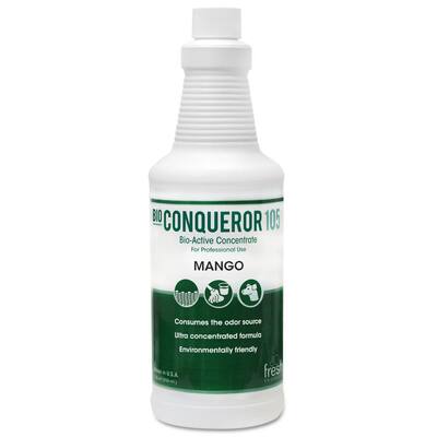 32 oz., Mango, Bio Conqueror 105 Enzymatic Odor Absorber Counteractant Concentrate (12/Carton)