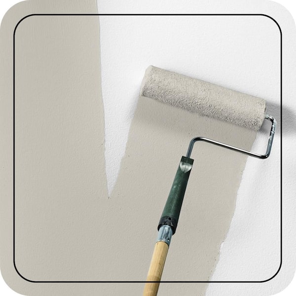 5 gal. Designer Collection #DC-007 Tranquil Gray Ceiling Flat Interior Paint & Primer