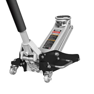 1.5-Ton Low-Profile Aluminum and Steel Floor Jack with Dual Piston Speedy Lift