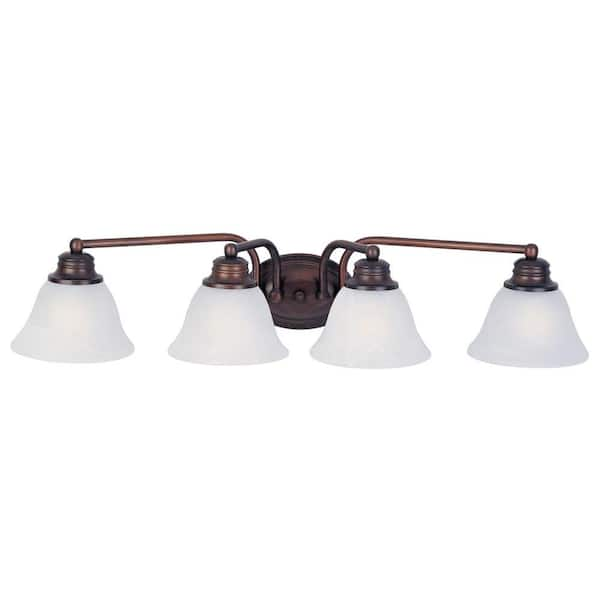 Maxim Lighting Malaga 4-Light Oil-Rubbed Bronze Bath Vanity Light