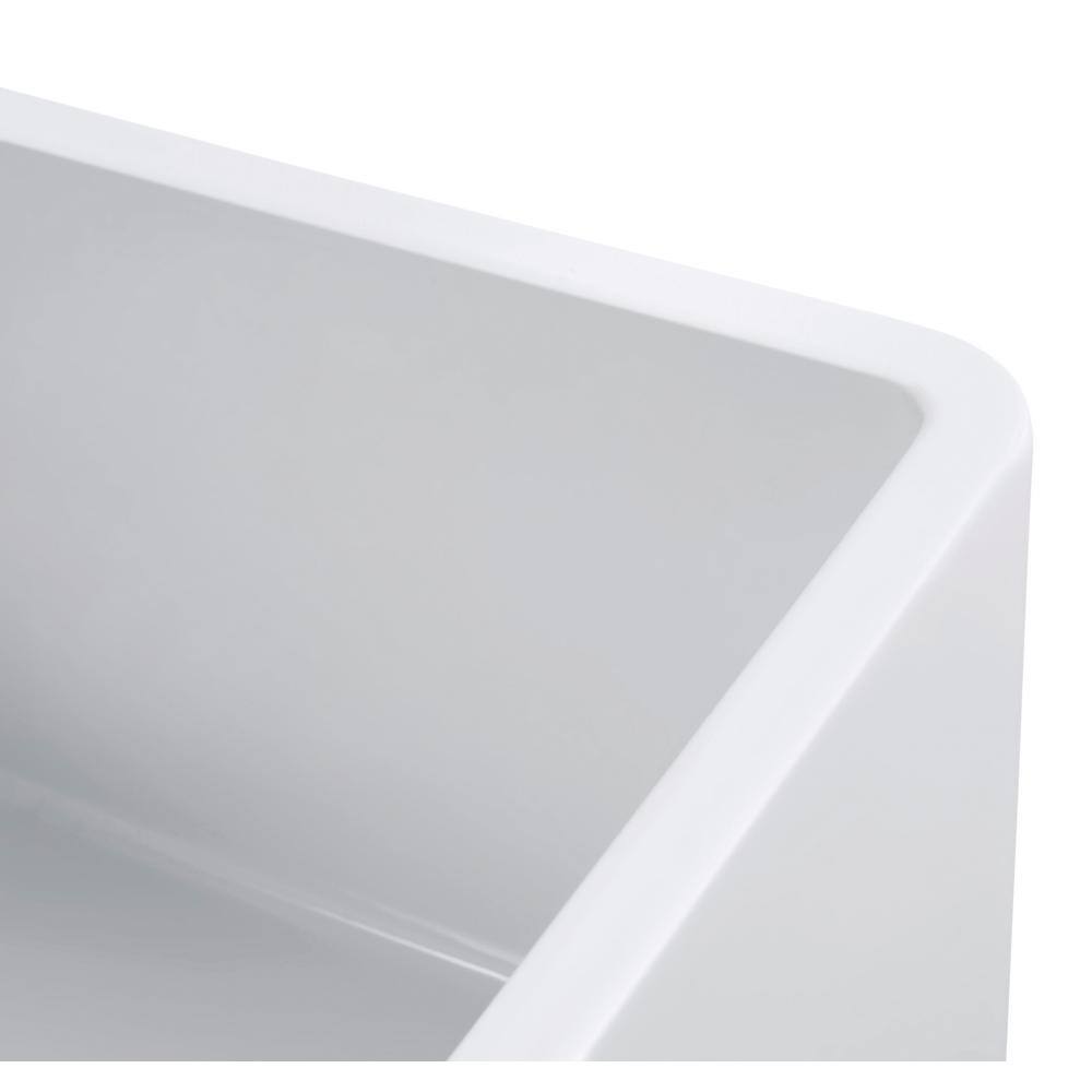 Empire Industries 33" White Fireclay Farmhouse Kitchen Sink