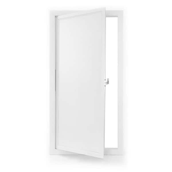 14 x 29 in Metal Access Panel with Screwdriver Latch, Galvanized Steel Inner Panel and Aluminum Alloy Frame