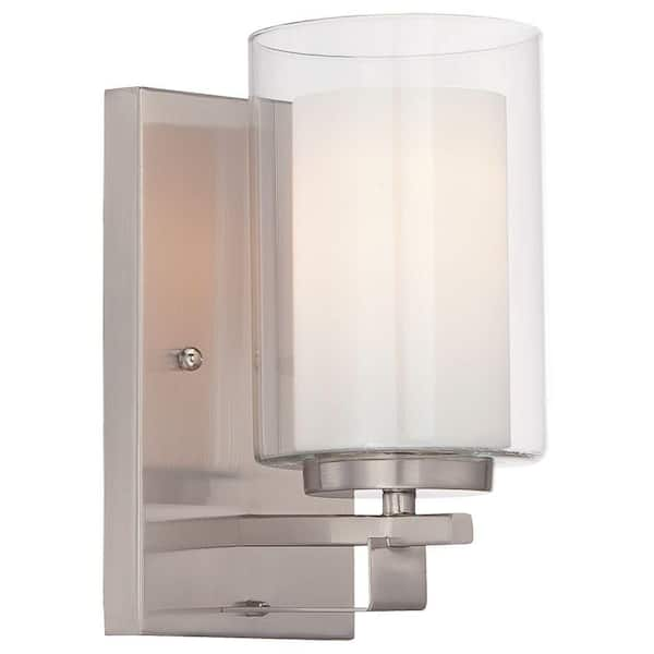 Parsons Studio 1-Light Brushed Nickel Bath Wall Mount