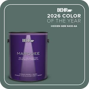 1 Gal. #N430-6A Hidden Gem One-Coat Hide Eggshell Enamel Interior Paint and Primer