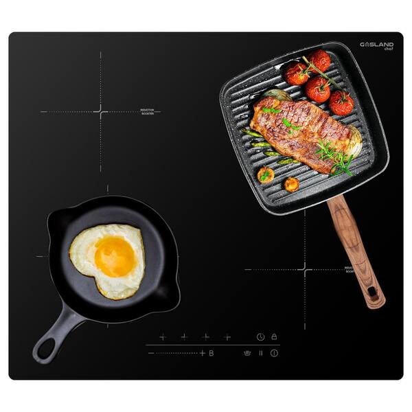 GASLAND Chef 24 in. BuiltIn Electric Induction Cooktop in Black with 4