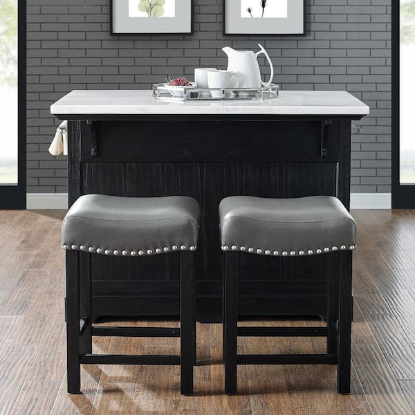 Aspen Gray 24" Counter Stool-set of 2