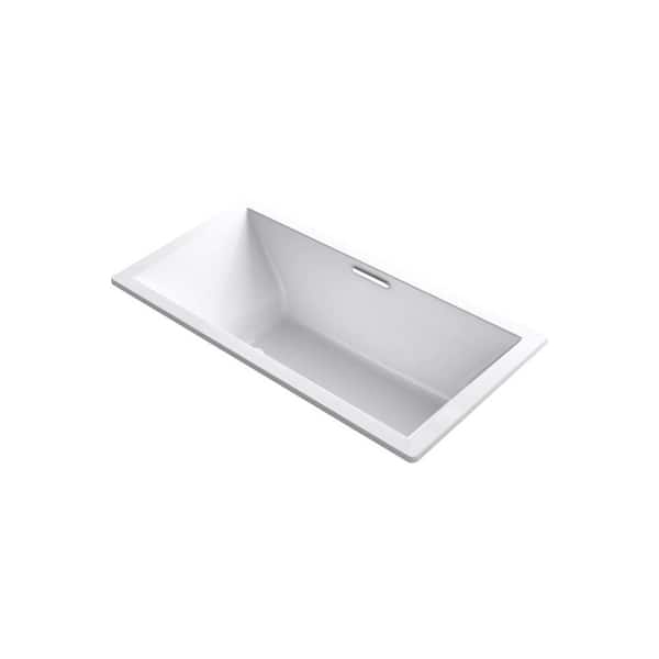 KOHLER Underscore 6 ft. Air Bath Tub in White