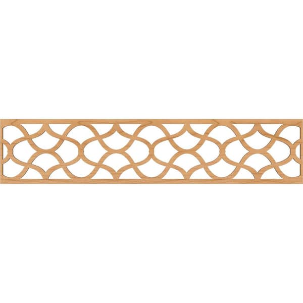 Ekena Millwork Resort Fretwork 0.25 in. D x 46.75 in. W x 10 in. L Maple Wood Panel Moulding