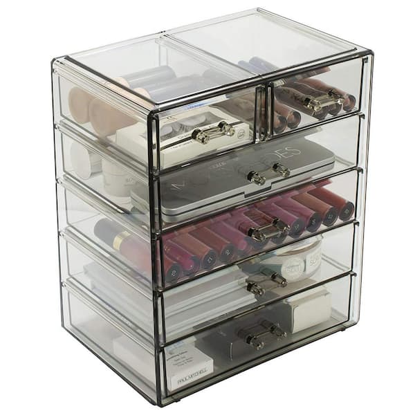 Professional 48 Slots Clear Makeup Organizer Bag for Eyebrow