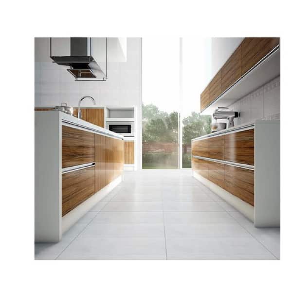 Sonoma White 18 in. x 18 in. Ceramic Floor and Wall Tile (17.44 sq