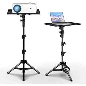22 in. to 47 in. H Projector Stand Tripod Projector Mount, Portable Laptop Tripod Stand Adjustable