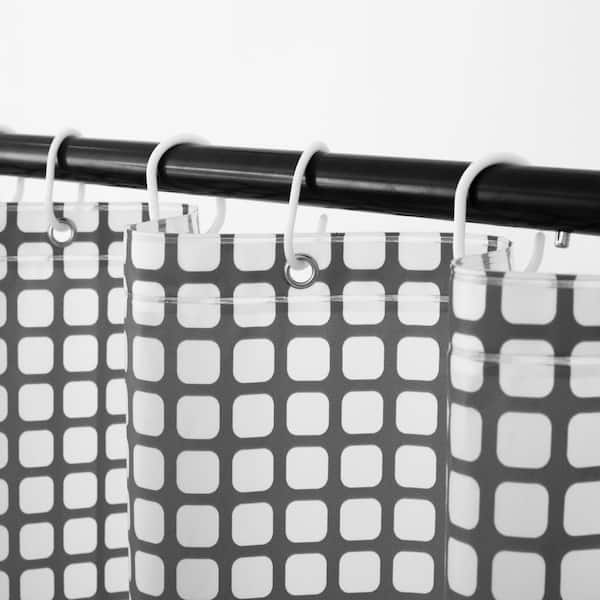 RAY STAR Raystar PEVA 70 in. x 72 in White Waterproof Shower Curtain Liner