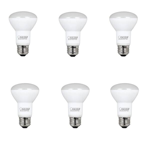 Feit Electric 45W Equivalent Soft White (2700K) R20 Dimmable LED Light Bulb Maintenance Pack (6-Pack)