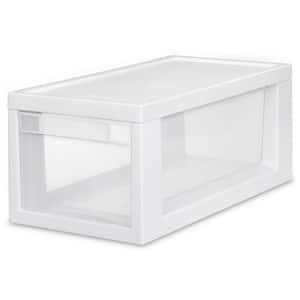 17.125 in. D x 8 in. W x 7 in. H 1-Compartment Plastic Narrow Modular Drawer