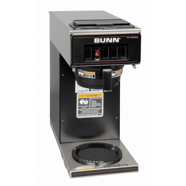 Bunn Low Profile 8-Cup Black Drip Coffee Maker with 1 Warmer