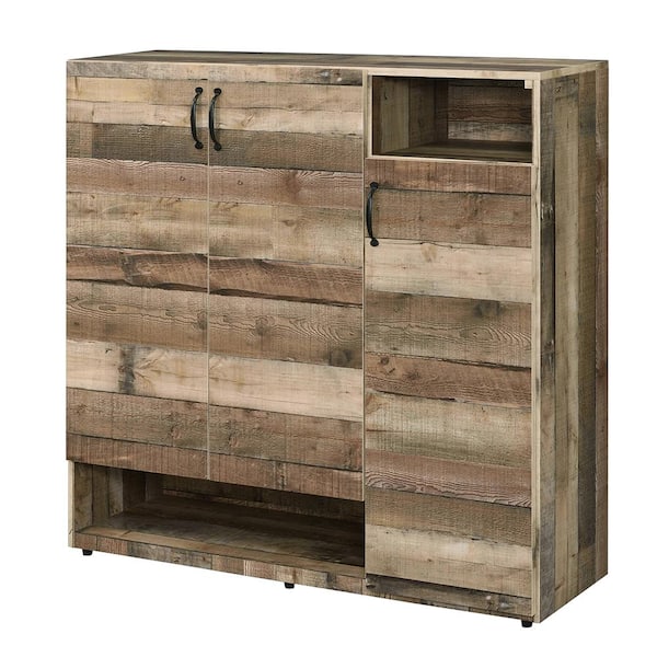 Acme Furniture Howia Rustic Gray Oak Cabinet