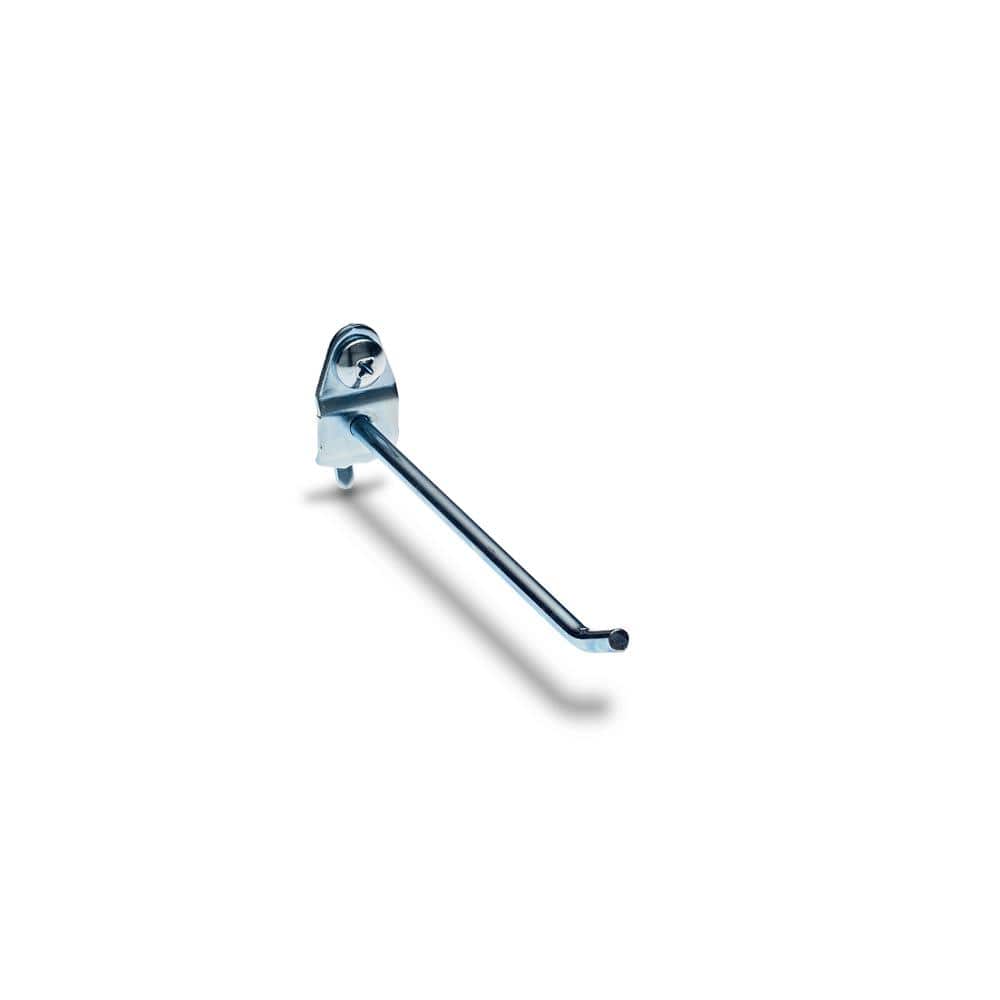 4 in. Single Rod 30 Degree Bend 3/16 in. Dia Zinc Plated Steel Pegboard Hook (10-Pack) price history on PriceWatchPro