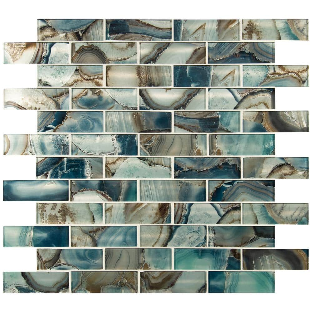 MSINight Sky 12 in. x 12 in. Glossy Glass Mosaic Tile (1 sq. ft. / each) (GLSST-NIGSKY8MM)