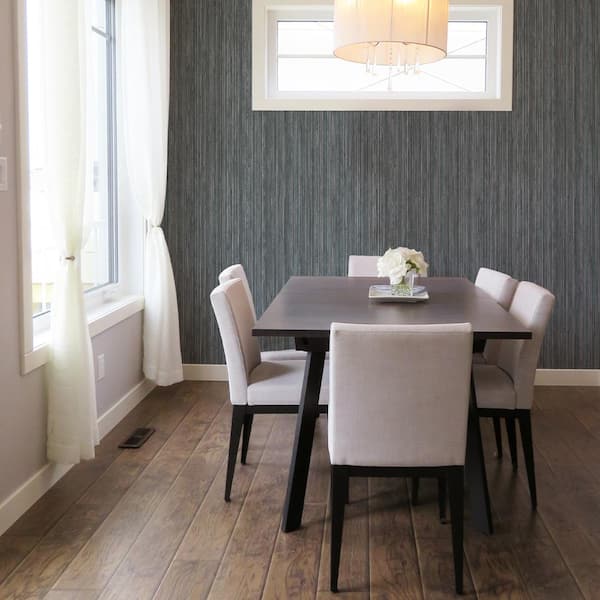 Grasscloth Geo Removable Peel and Stick Wallpaper  On Sale   35638788