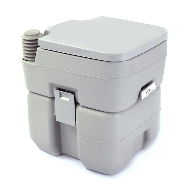 Flynama 20 Lit Flush Outdoor Indoor Non-electric Waterless Portable Toilet