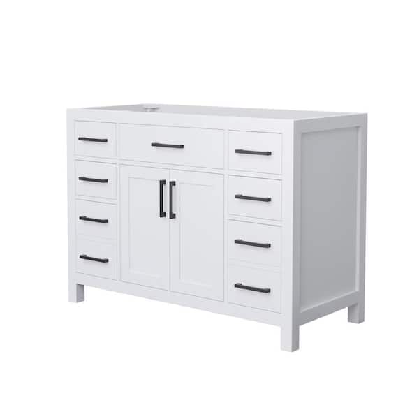 Beckett 47.25 in. Bath Vanity Cabinet without Top in White