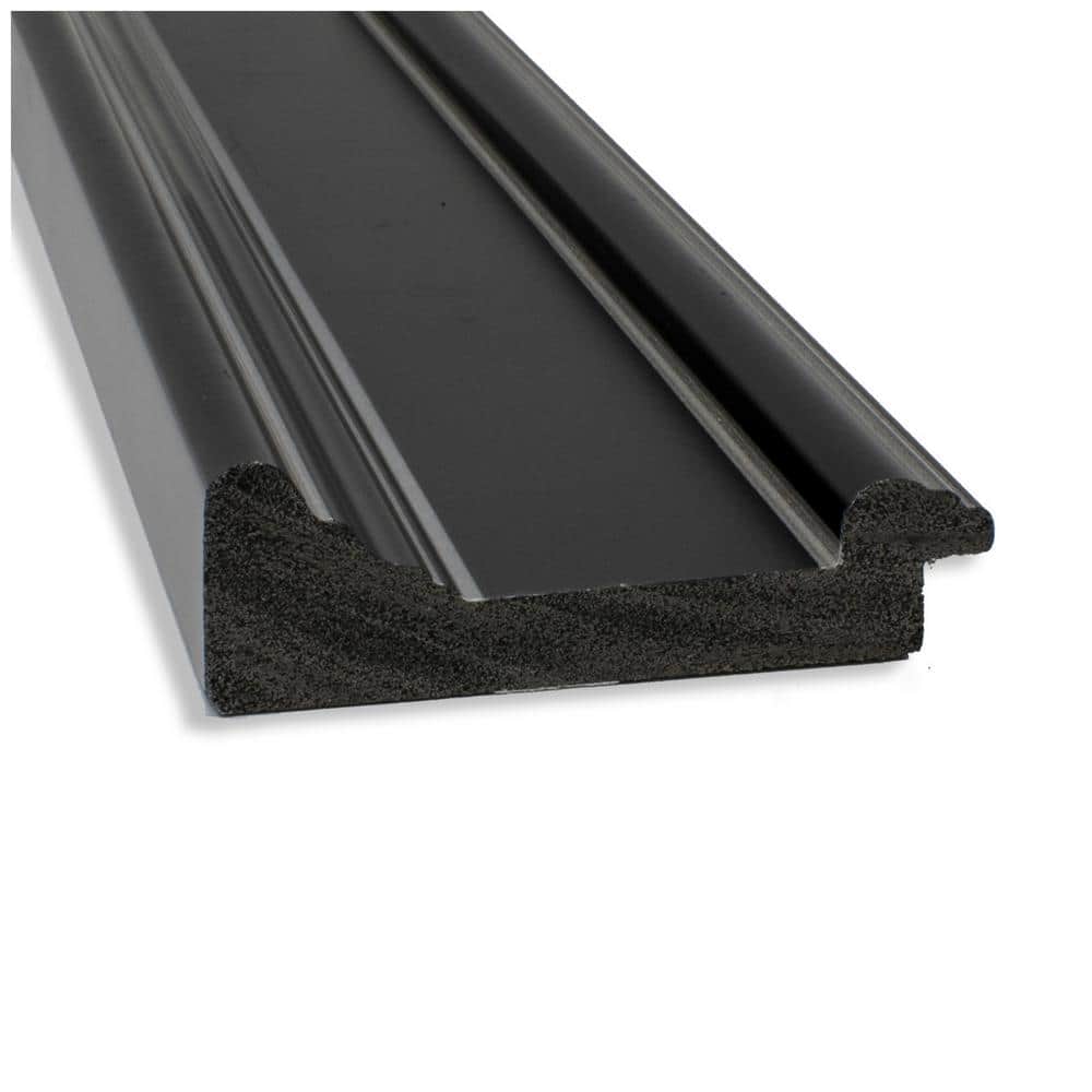 Ridge Black Silver-Edged 29.75" x 23.75" Rectangular Polystyrene Framed Wall Mirror