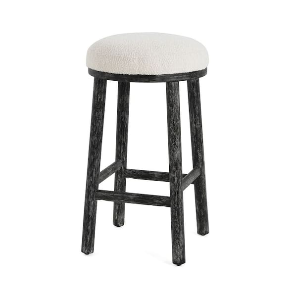 CHRISTOPHER KNIGHT HOME Beau 27.36 in. H Black+Beige Round