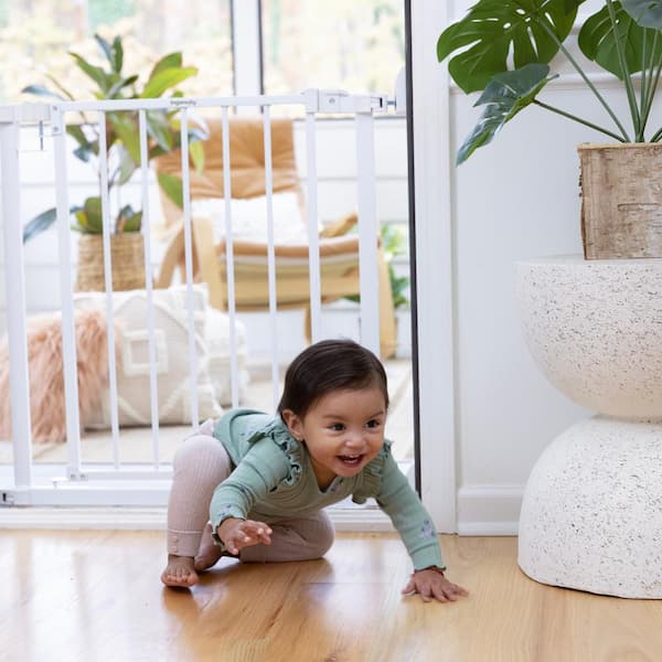 The Doorway 37W Series Pet and Baby Gate with Quad Cam Lock, Pressure or Hardware Mounted, Auto Close Door, 28 in. Tall