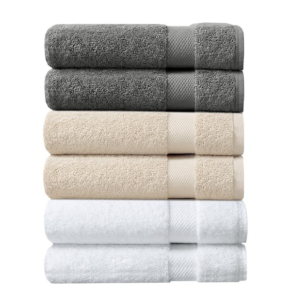 Delara 100% Organic Cotton Luxuriously Plush Bath Towel 20 Piece