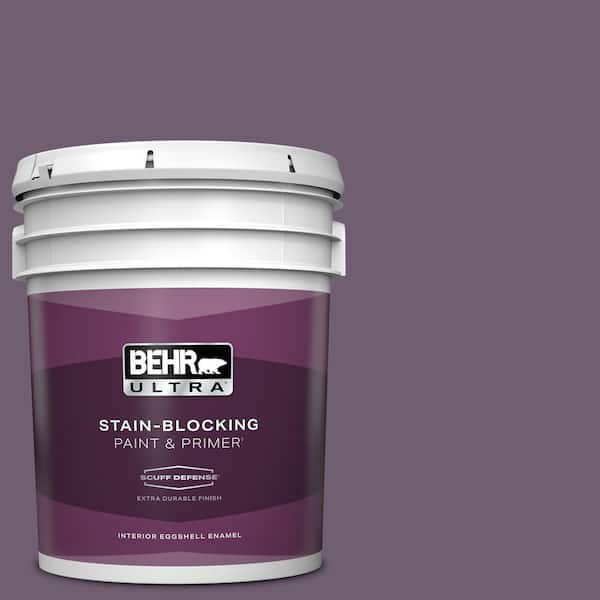 BEHR ULTRA 5 gal. #S100-6 Blackberry Jam Extra Durable Eggshell Enamel Interior Paint & Primer