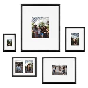 Gallery Black Picture Frame (Set of 5)
