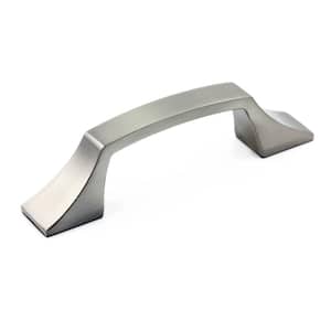 Rosemere Collection 3 in. (76 mm) or 3 3/4 in. (96 mm) Brushed Nickel Transitional Rectangular Cabinet Bar Pull