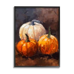 Pumpkin Painting Still Life by Ziwei Li 1 Piece Framed Graphic Print Food Poster Art Print 14 in. x 11 in.