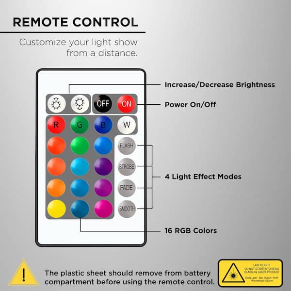 Rgb Sunset Projector Light With Remote Black - West & Arrow : Target