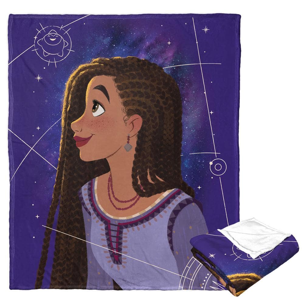 Disney Wish Celestial Asha Silk Touch Multi-Colored Throw Blanket