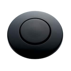 Sink-Top Air Switch Push Button in Matte Black for InSinkErator Garbage Disposal