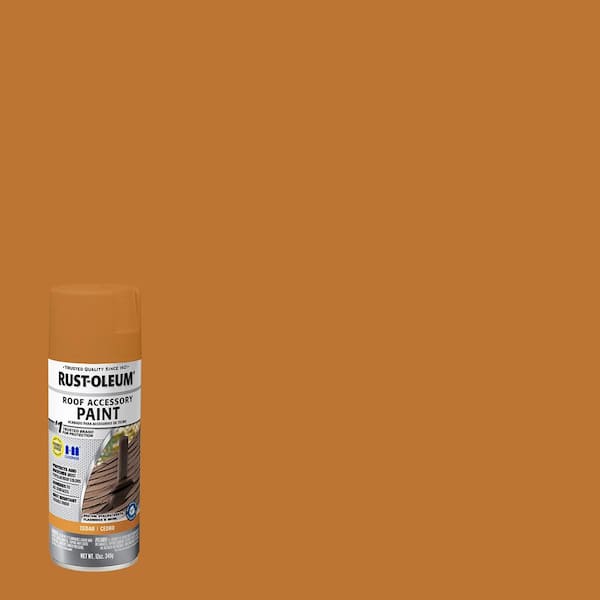 12 oz. Flat Cedar Roof Accessory Aerosol Spray Paint (Case of 6)