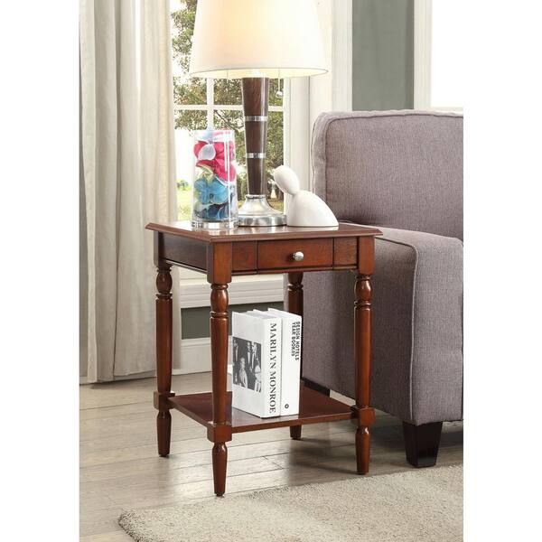 Convenience Concepts French Country Espresso End Table