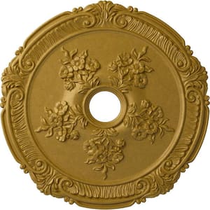 1-1/2 in. x 26 in. x 26 in. Polyurethane Attica with Rose Ceiling Medallion, Pharaohs Gold