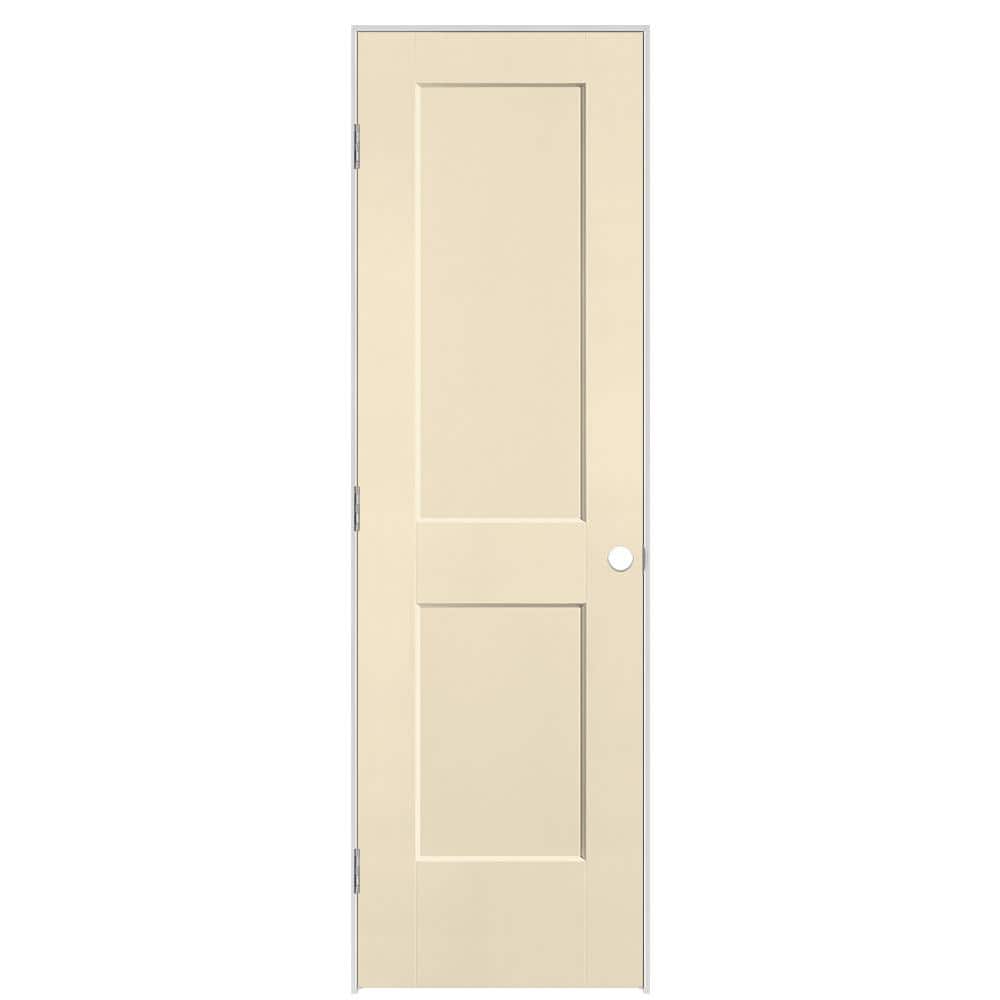 24 in. x 80 in. 2-Panel Logan Right-Hand Hollow Core Golden Haystack Molded Composite Single Prehung Interior Door price history on PriceWatchPro