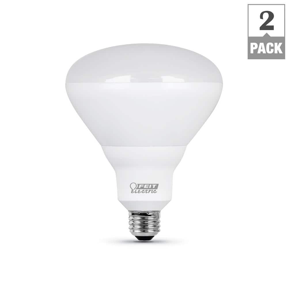 Feit Electric Soft White Dimmable LED Flood Light Bulbs 2-Pack
